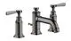 AXOR-HG-AXOR-Montreux-3-Loch-Waschtischarmatur-30-mit-Hebelgriffen-und-Zugstangen-Ablaufgarnitur-Polished-Black-Chrome-16535330 gallery number 1